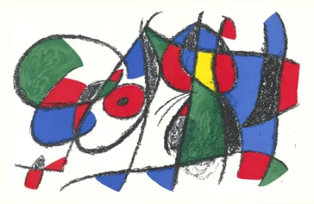 Litografía Miró - Untitled