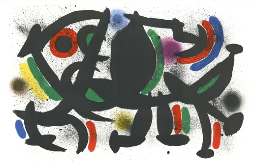 Litografía Miró - Untitled