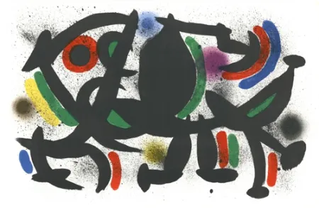 Litografía Miró - Untitled