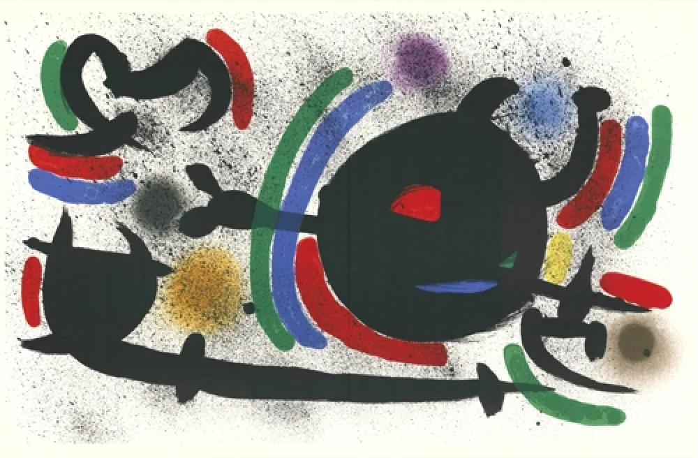 Litografía Miró - Untitled