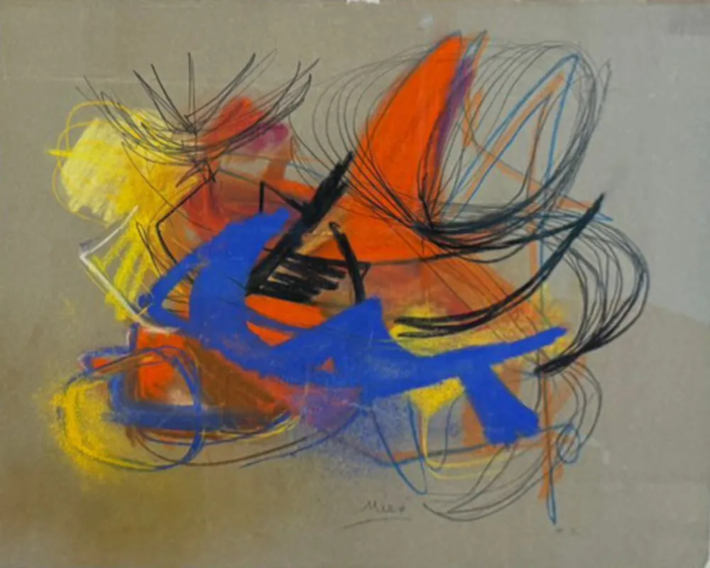 Múltiple Miró - Untitled (Chromatic Scribble)