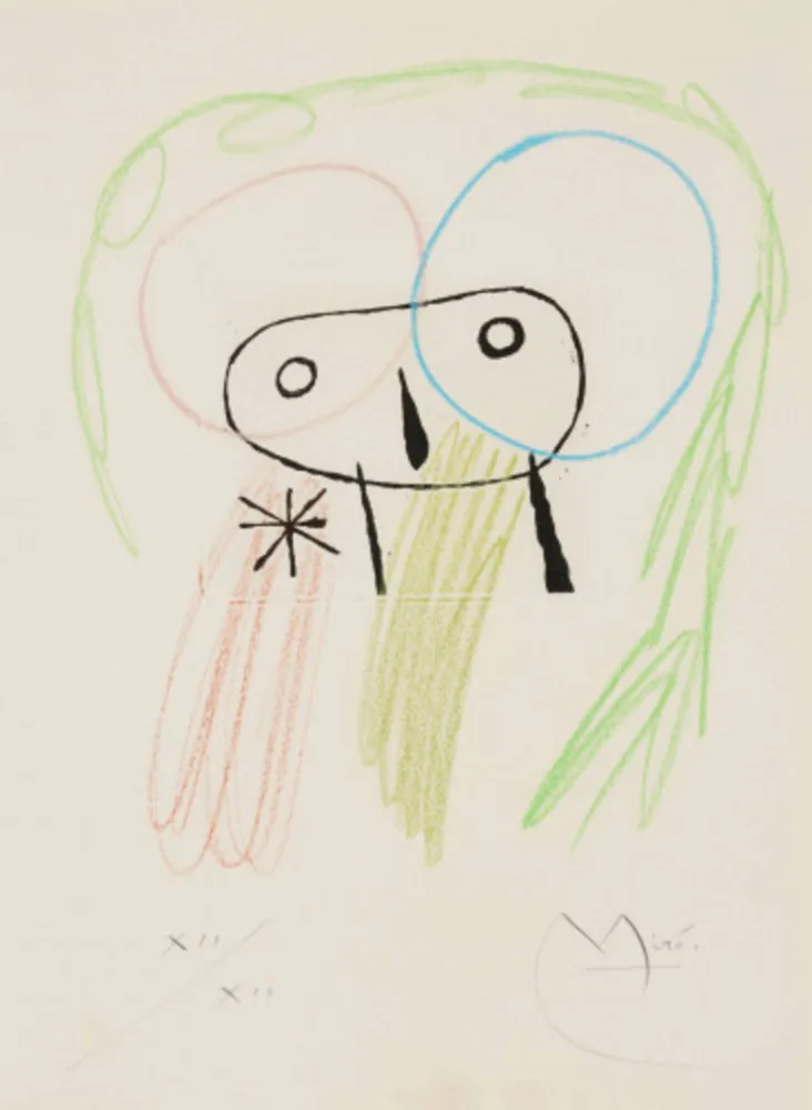 Múltiple Miró - Untitled (from the La bague d’Aurore portfolio)