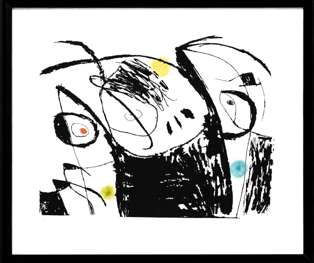 Aguafuerte Y Aguatinta Miró - Untitled (Série Mallorca)