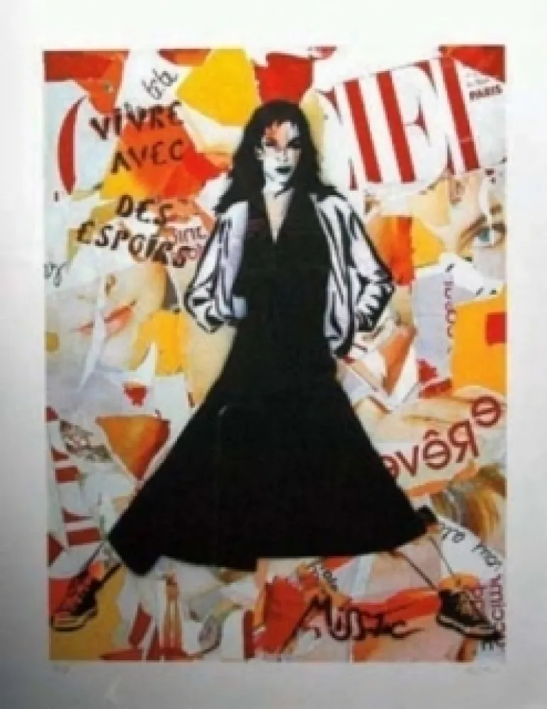 Litografía Miss.tic - Vivre avec des espoirs