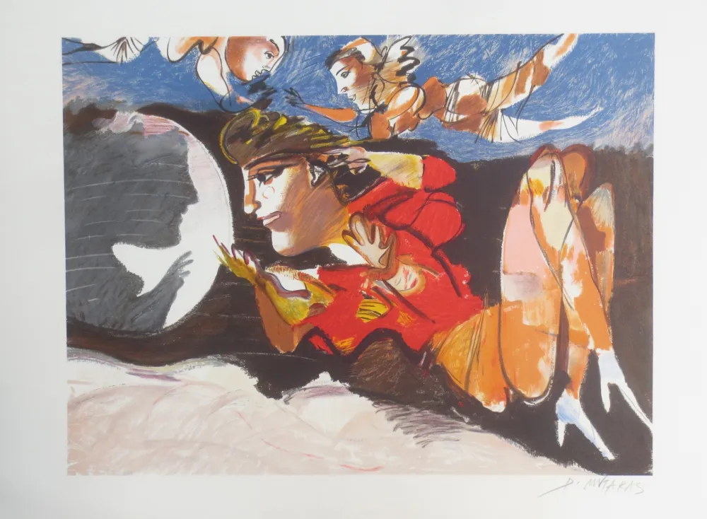 Litografía Mitaras - Sans titre