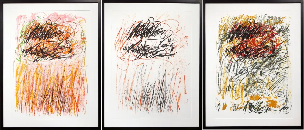 Litografía Mitchell - Flowers I-III from Bedford Series