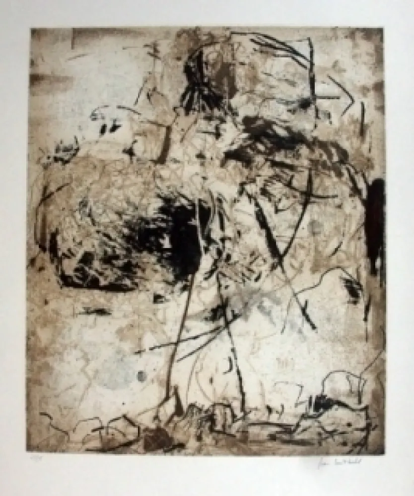 Aguafuerte Y Aguatinta Mitchell - Sunflowers 6