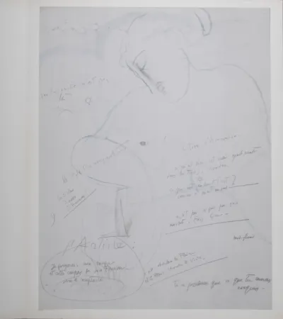 Litografía Modigliani - La Table d'Emeraude