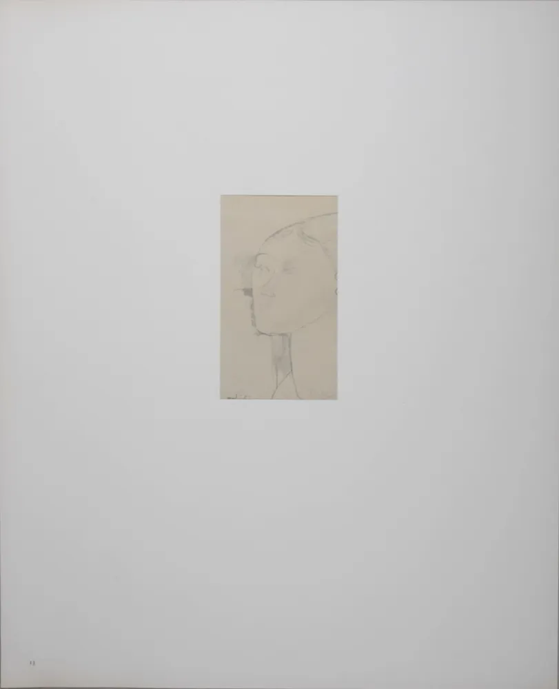 Litografía Modigliani - Portrait de Béatrice Hastings