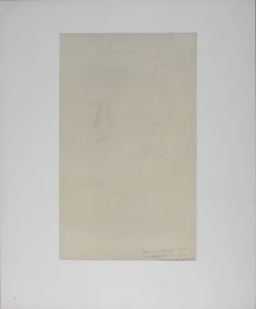 Litografía Modigliani - Portrait de Blaise Cendrars