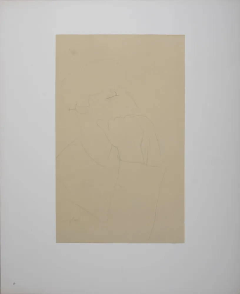 Litografía Modigliani - Portrait of Mme Renée Kisling