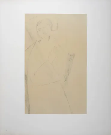 Litografía Modigliani - The Novice