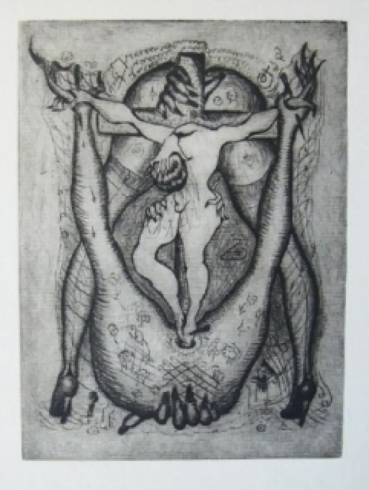 Aguafuerte Molinier - Sans titre