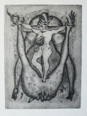 Aguafuerte Molinier - Sans titre