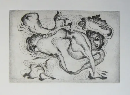 Grabado Molinier - Sans titre noire