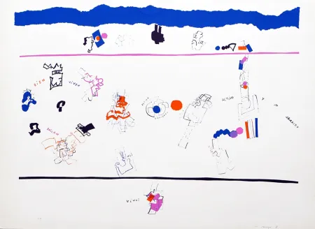 Litografía Mompó - Están naciendo