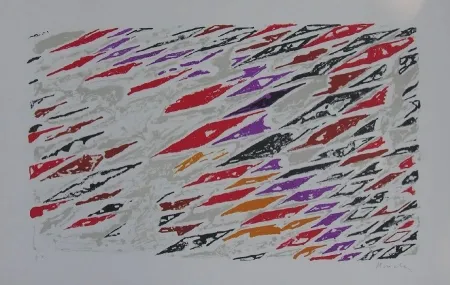 Litografía Moncada - Senza titolo