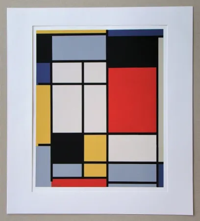 Serigrafía Mondrian - Compositie - 1921