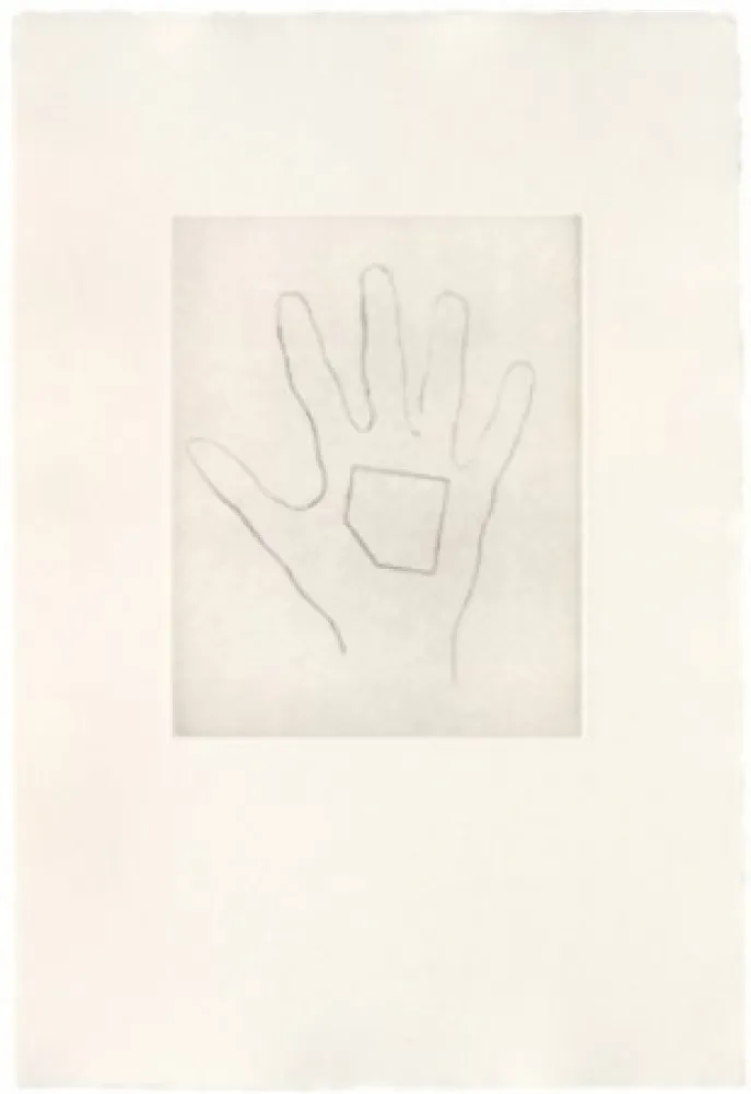 Punta Seca Monk - My Left Hand Holding a Square 4