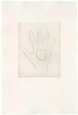 Punta Seca Monk - My Left Hand Holding a Square 4