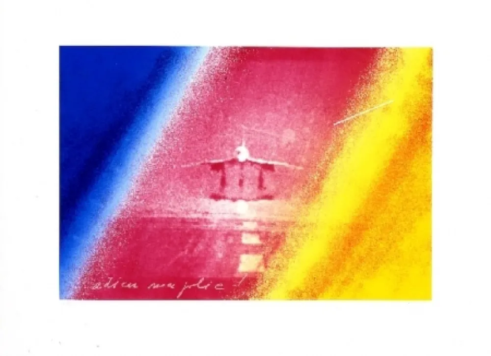 Serigrafía Monory - Adieu ma jolie