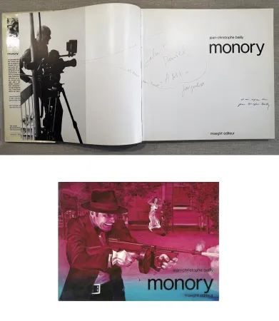 Libro Ilustrado Monory - J.-C. Bailly. MONORY. Avec une dédicace de l'artiste (1979)