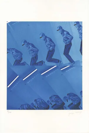 Litografía Monory - Meurtre n°5