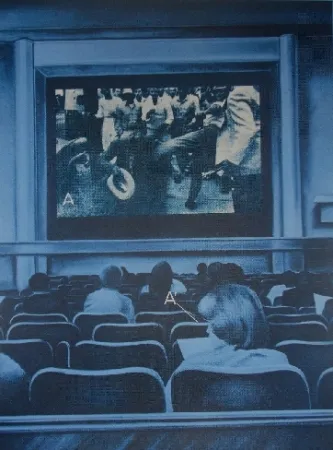 Serigrafía Monory - USA 76 - Movies