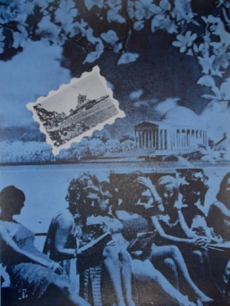 Serigrafía Monory - USA 76 - Plage