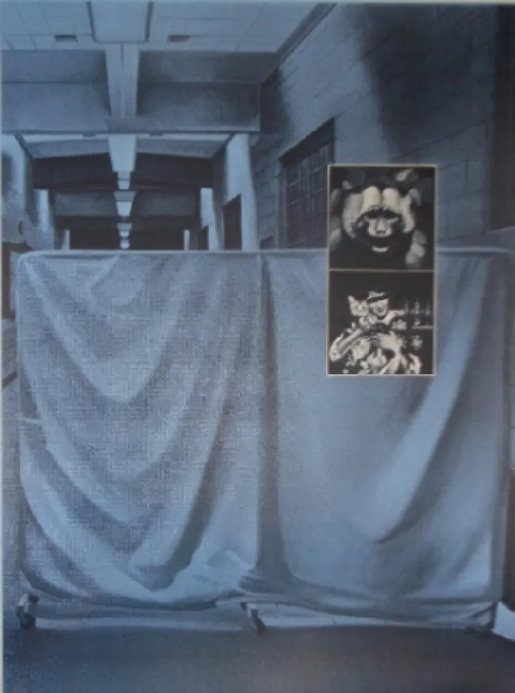 Serigrafía Monory - USA 76 - Singes