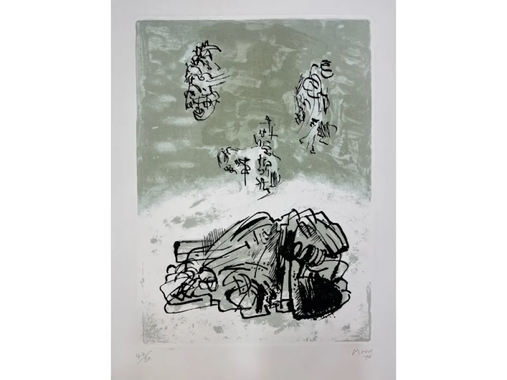 Aguafuerte Y Aguatinta Moore - AFTER THE ACCIDENT