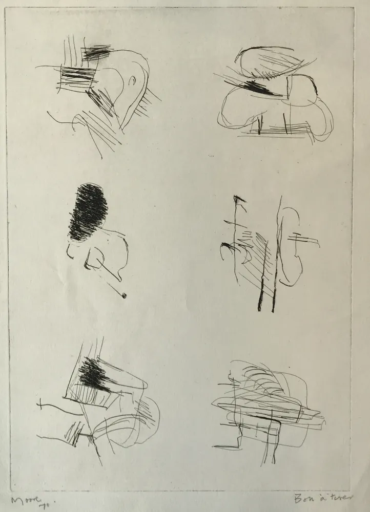 Grabado Moore - Deconstructed Figures II