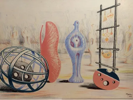 Litografía Moore - School for arts