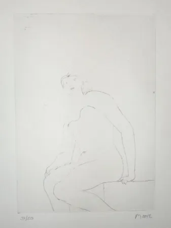 Múltiple Moore - Seated Nude