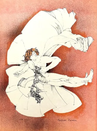 Litografía Moreau - Sans Titre