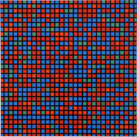 Múltiple Morellet - Chartres bleu rouge