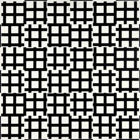 Litografía Morellet - Grand tirets 0° 90°