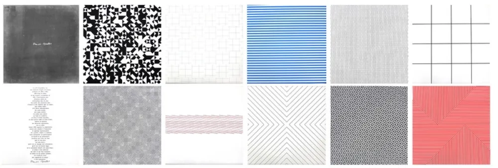 Serigrafía Morellet - Morellet, 1975