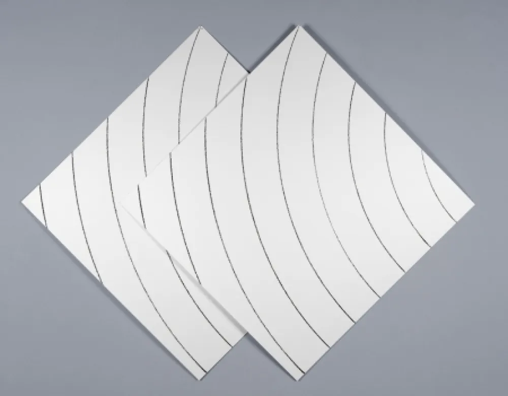 Serigrafía Morellet - Ondes parasites 1