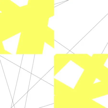 Litografía Morellet - Pi& plis