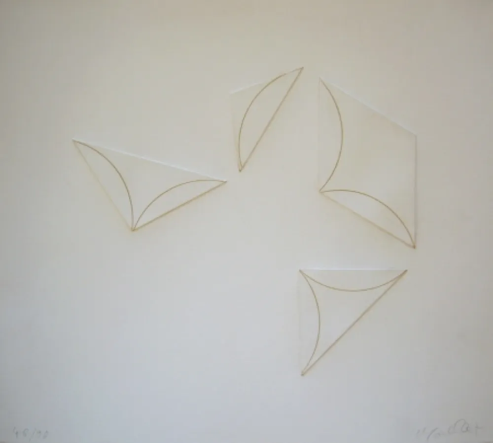 Grabado Morellet - Sans titre