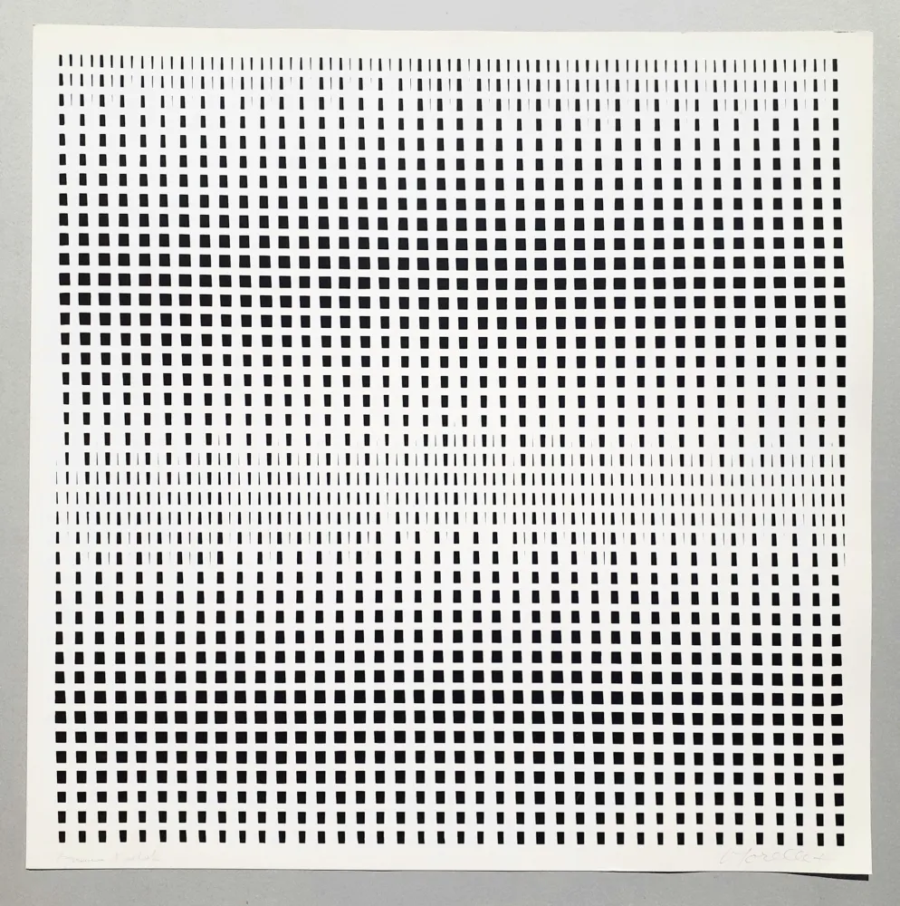 Serigrafía Morellet - Senza titolo