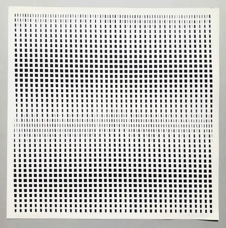 Serigrafía Morellet - Senza titolo