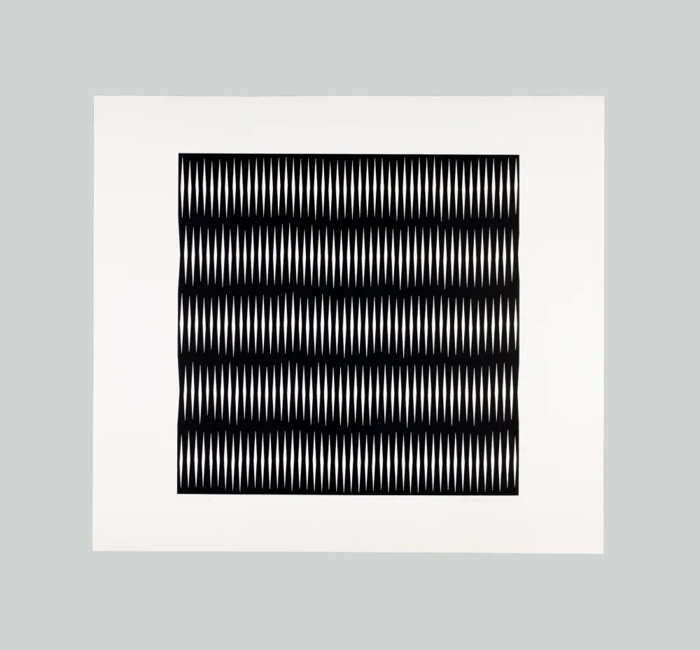 Serigrafía Morellet - Senza titolo