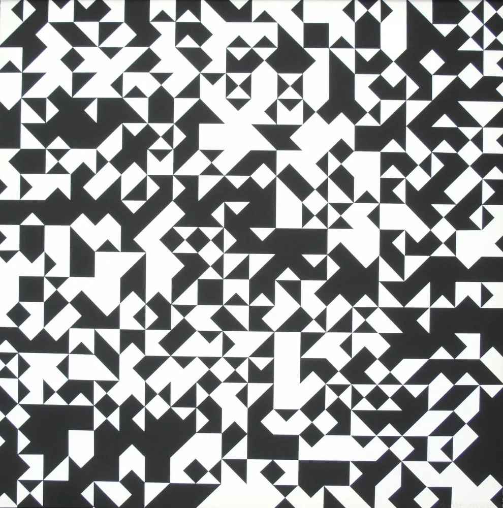 Serigrafía Morellet - Tavola 7