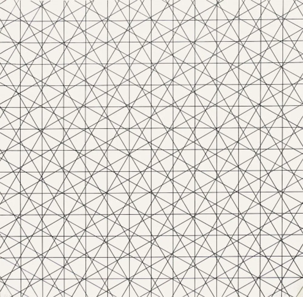 Litografía Morellet - Untitled