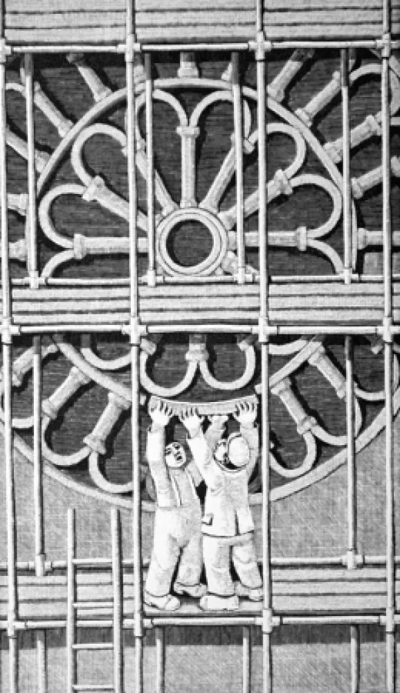 Grabado En Madera Morena - Il restauro