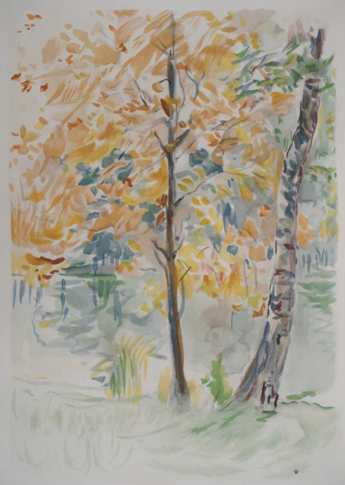 Litografía Morisot - Automne