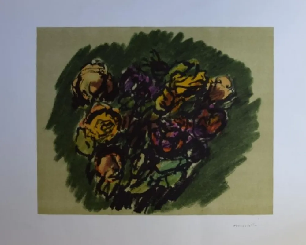 Litografía Morlotti - Senza titolo