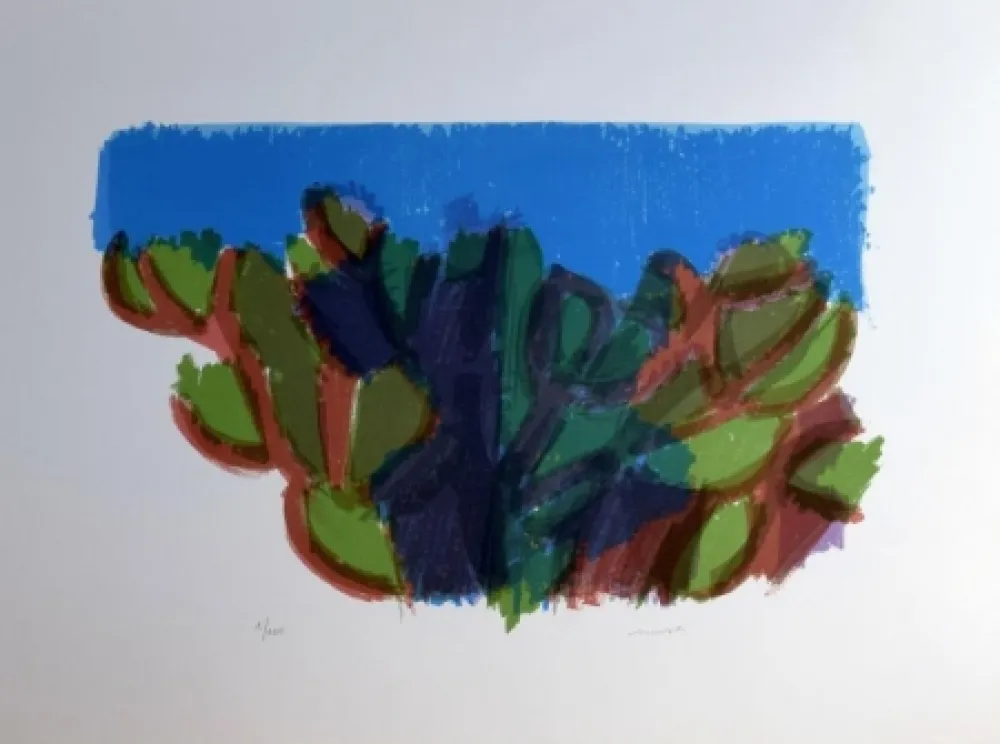 Litografía Morlotti - Senza titolo